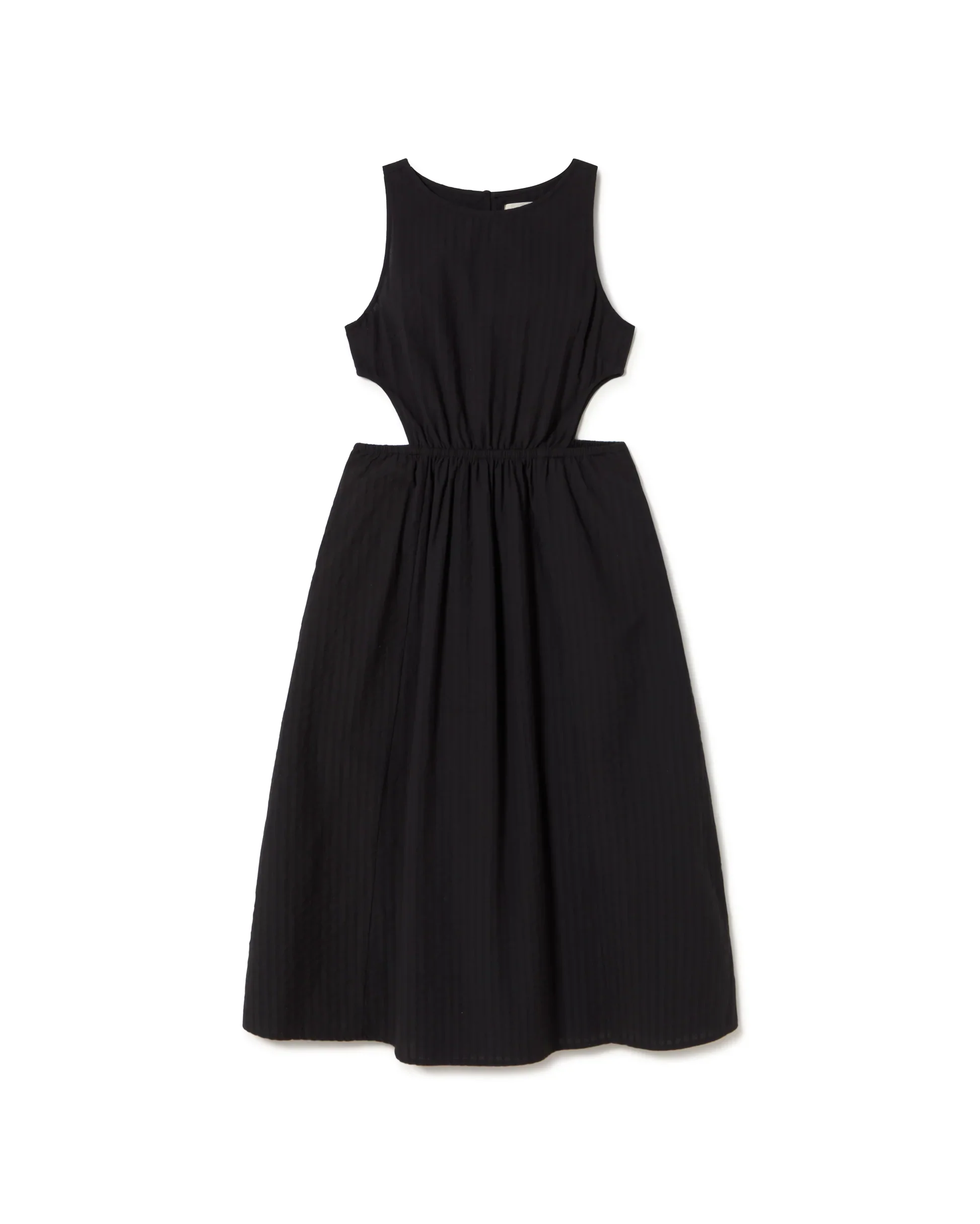 Black Seersucker Dress | Thinking Mu - Image 6