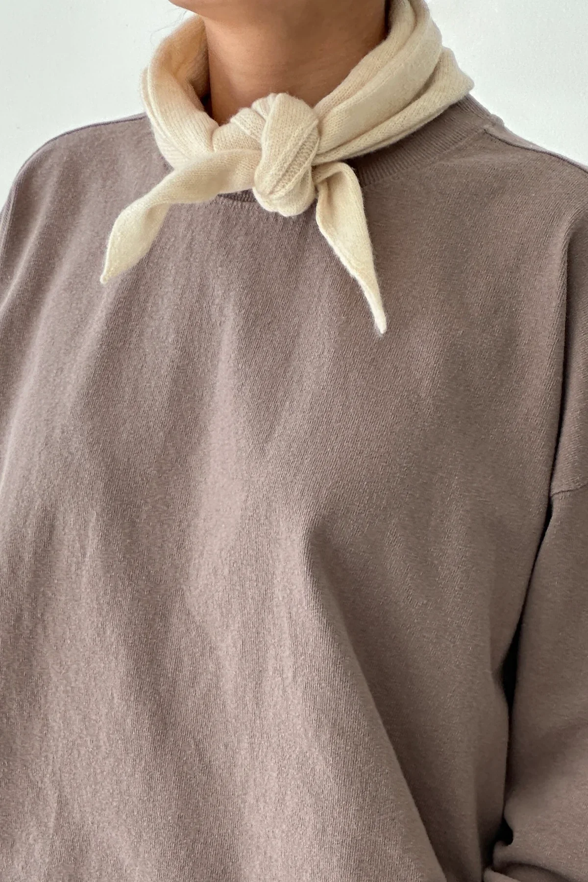 Cashmere Bandana Oatmeal | Le Bon Shoppe