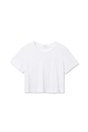 Cher Ringspun Cotton Tee White | PWT - Image 6