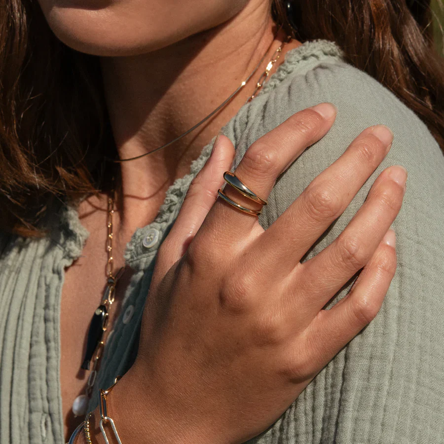 Cielo Ring 14k gold or Rhodium | THATCH - Image 4