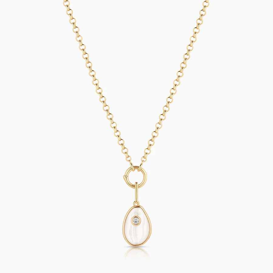 Cowrie Mother of pear Charm | Thatch - Image 3