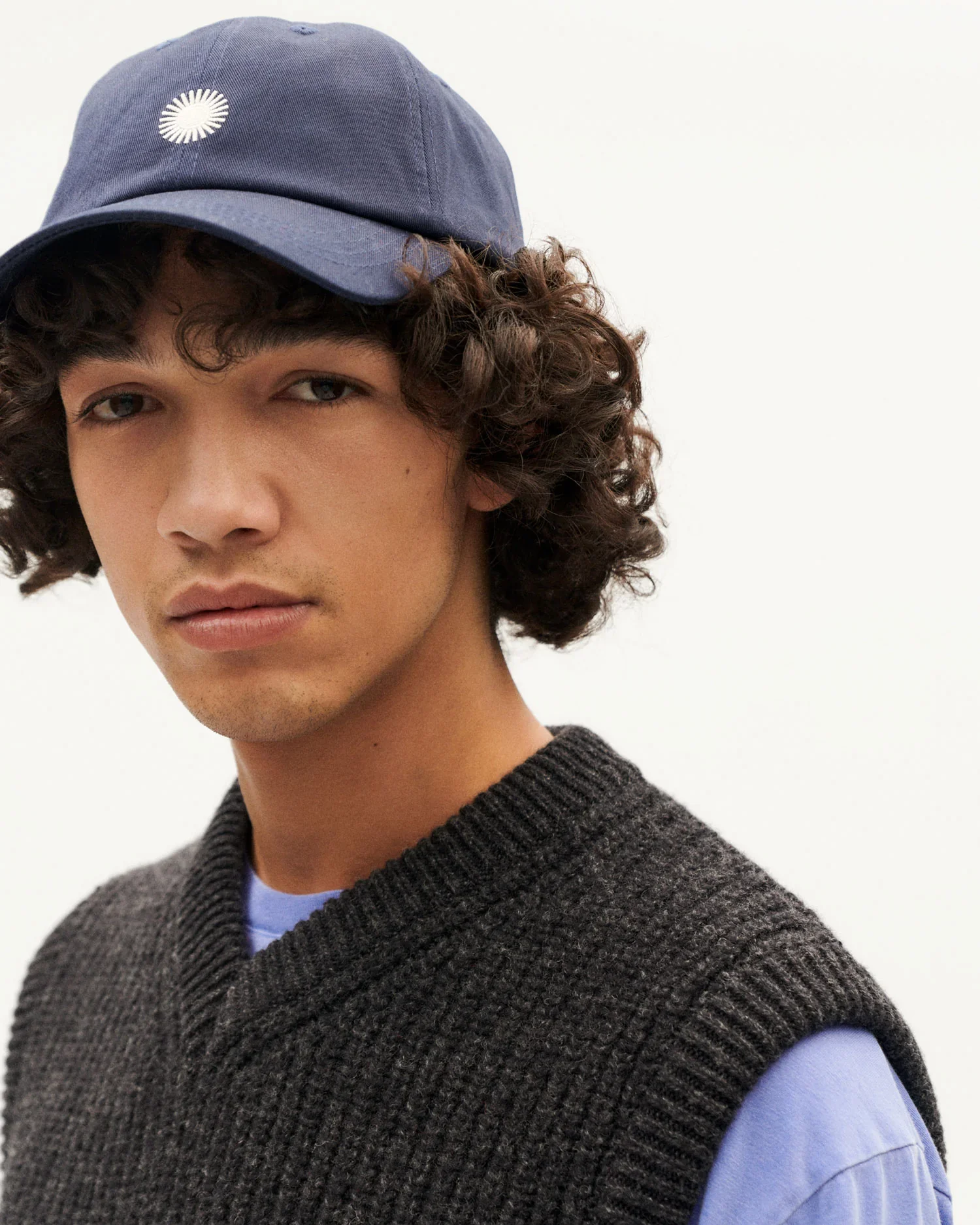 Dad Hat Navy w/ Logo | Thinking Mu - Image 3