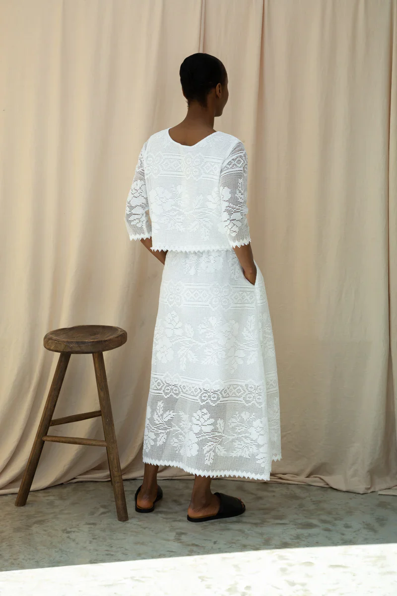 Daisy Fay Cotton Lace Top | Beaumont Organic - Image 4
