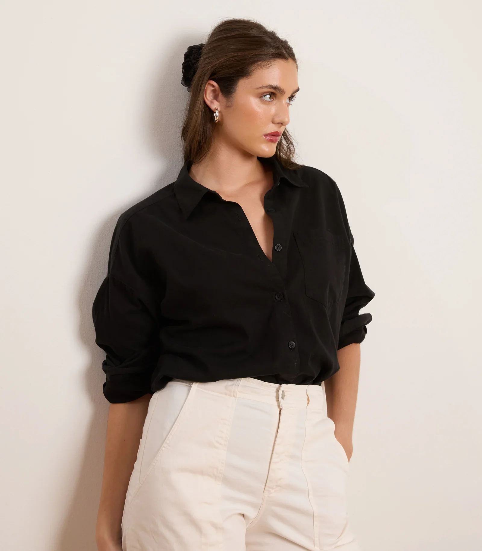 Daisy Oversized Button Up Black | Loup - Image 4
