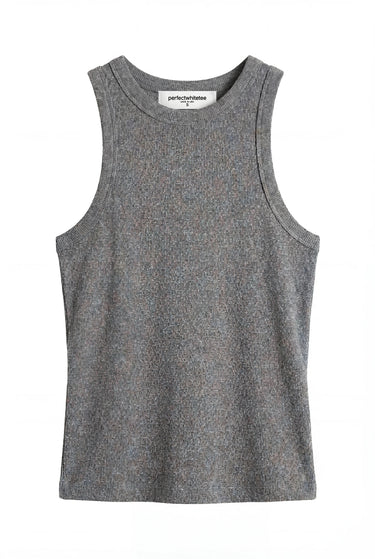 Daphne High Neck Tank Heather grey | PWT - Image 4