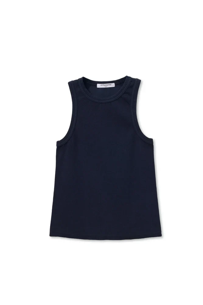 Daphne High Neck Tank Navy | PWT - Image 2