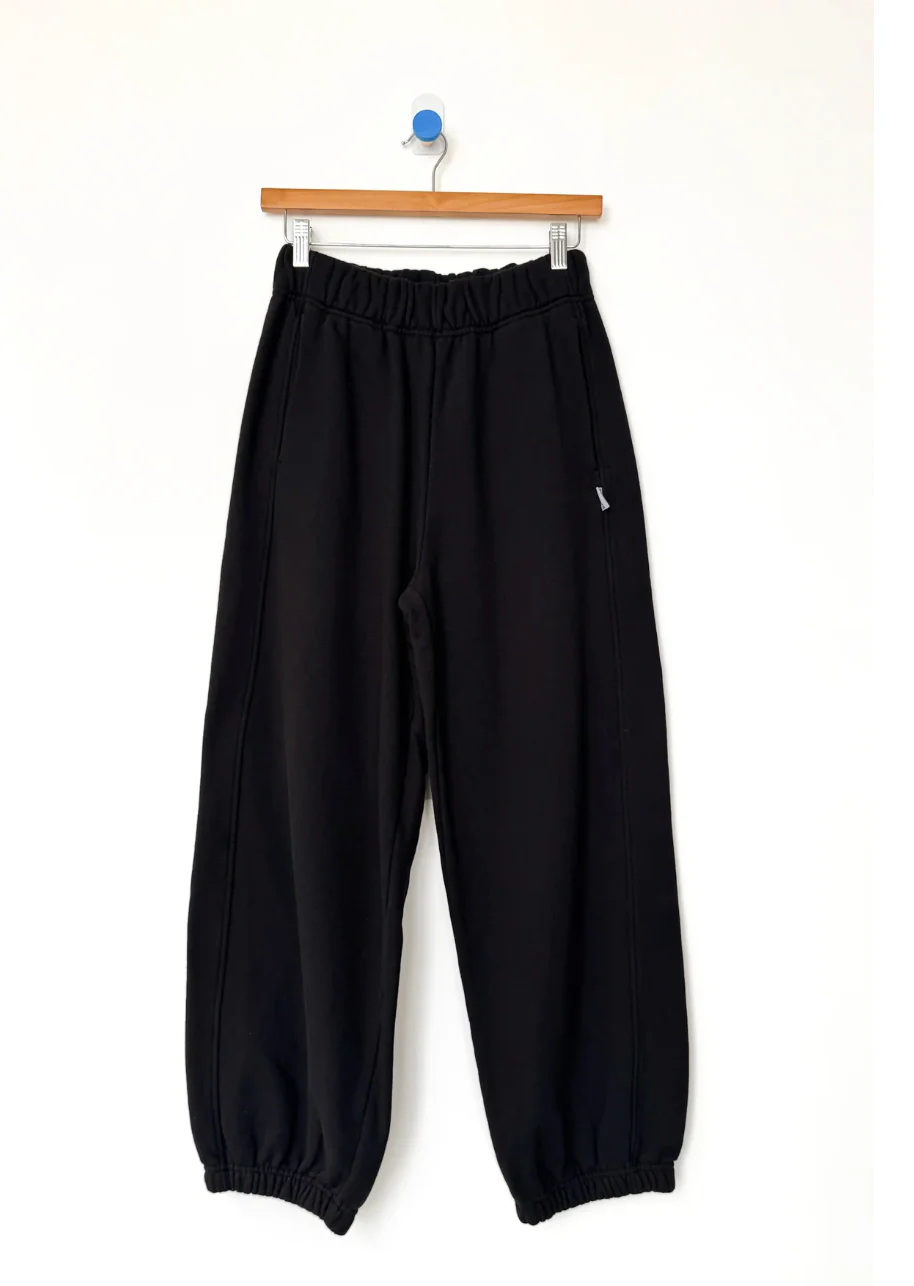 French Terry Balloon Pant Black | Le Bon Shoppe - Image 3