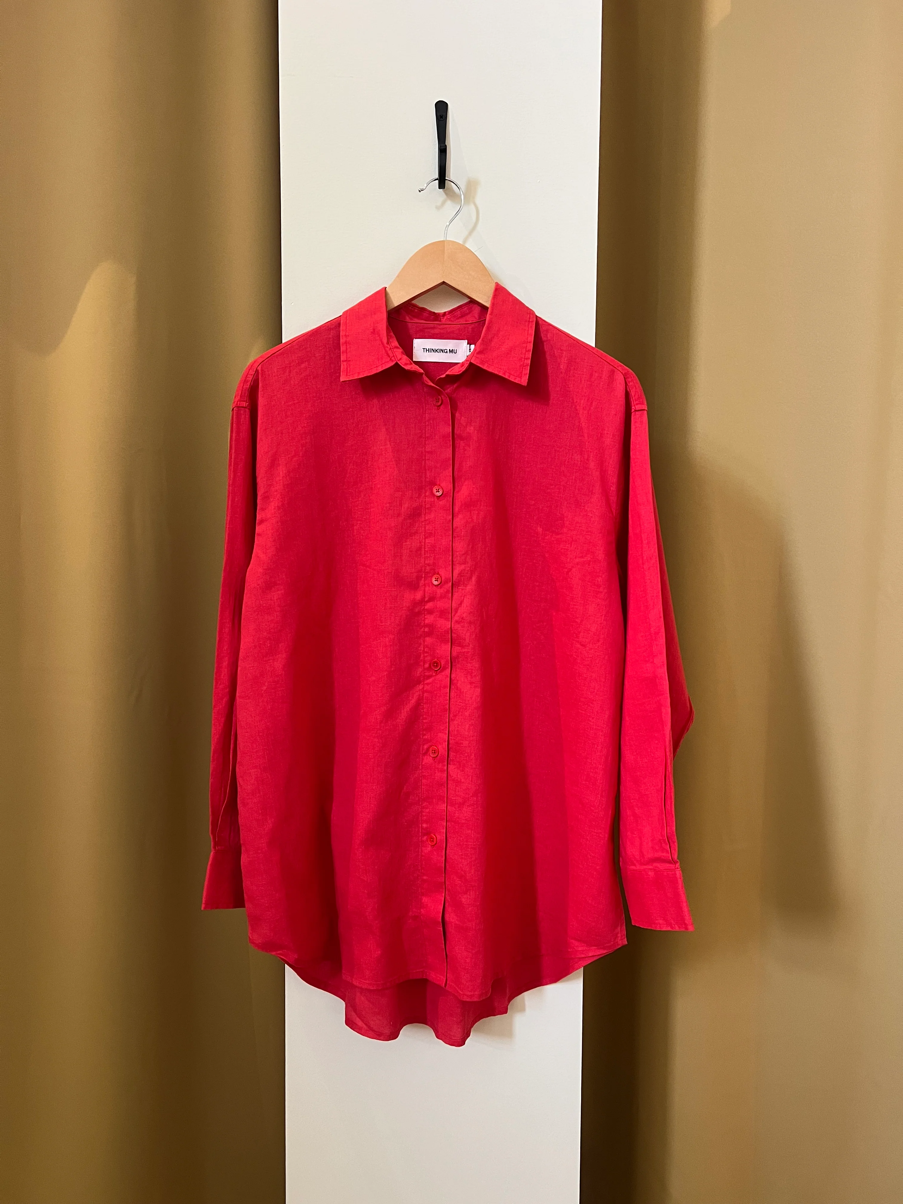 Gia Blouse in Tomato | Thinking Mu