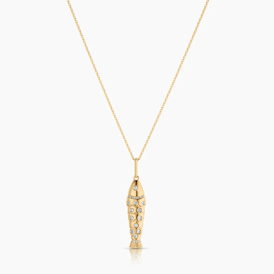 Cubic Zirconia Fish *gold & silver* | Thatch - Image 7