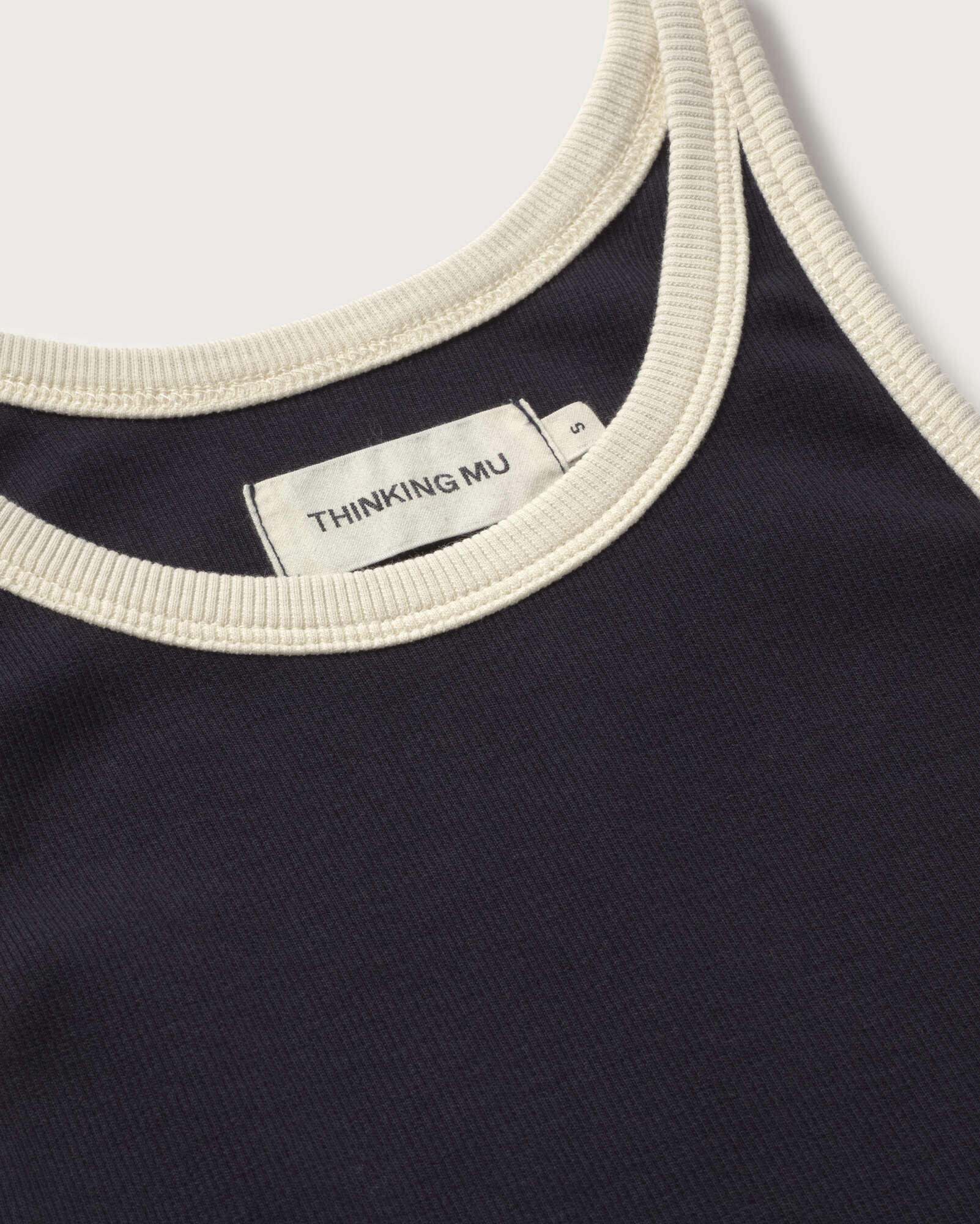 Harriet Tank Navy w/ White | Thinking Mu - Image 7