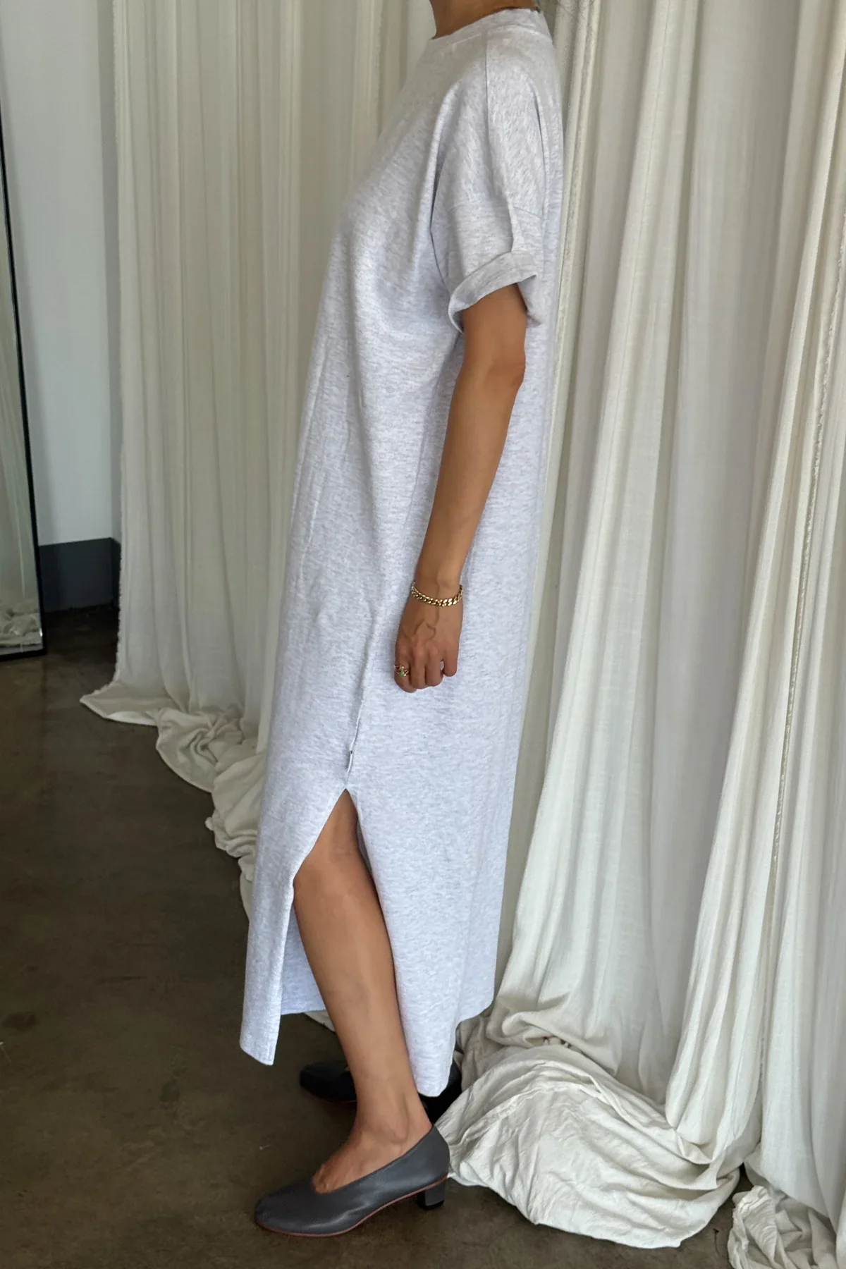 Her Dress in Ice Grey | Le Bon Shoppe - Image 3