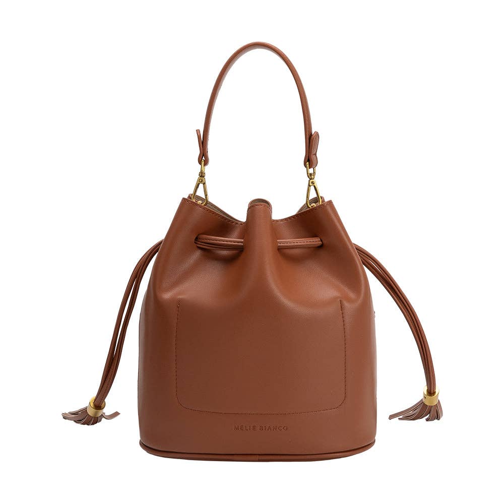 Janae Saddle Recycled Vegan Leather Top Handle Bag - Image 3