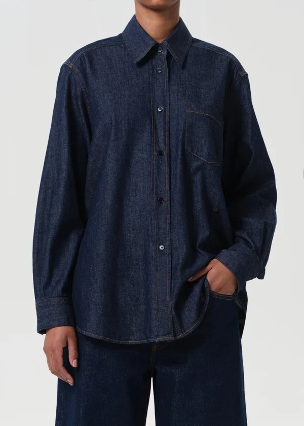 Kaelin Shirt in Dice | Agolde - Image 4