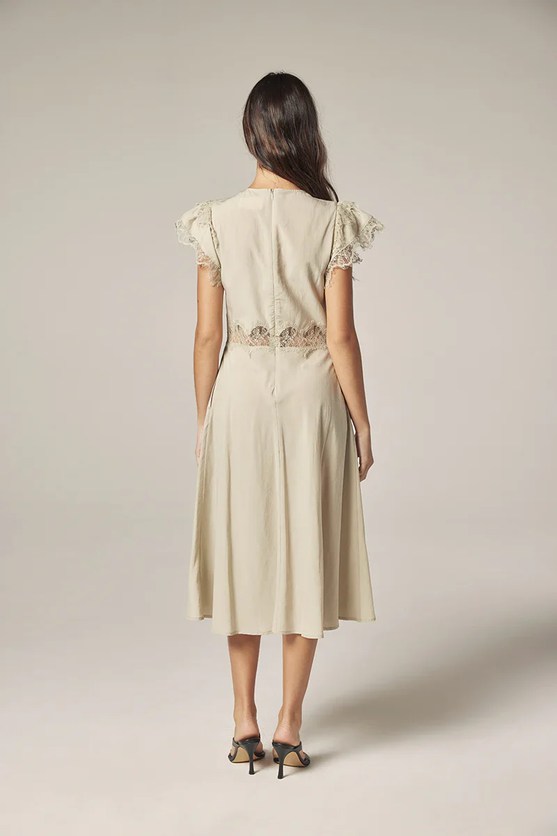 Lace Tencel Dress | Amente - Image 4