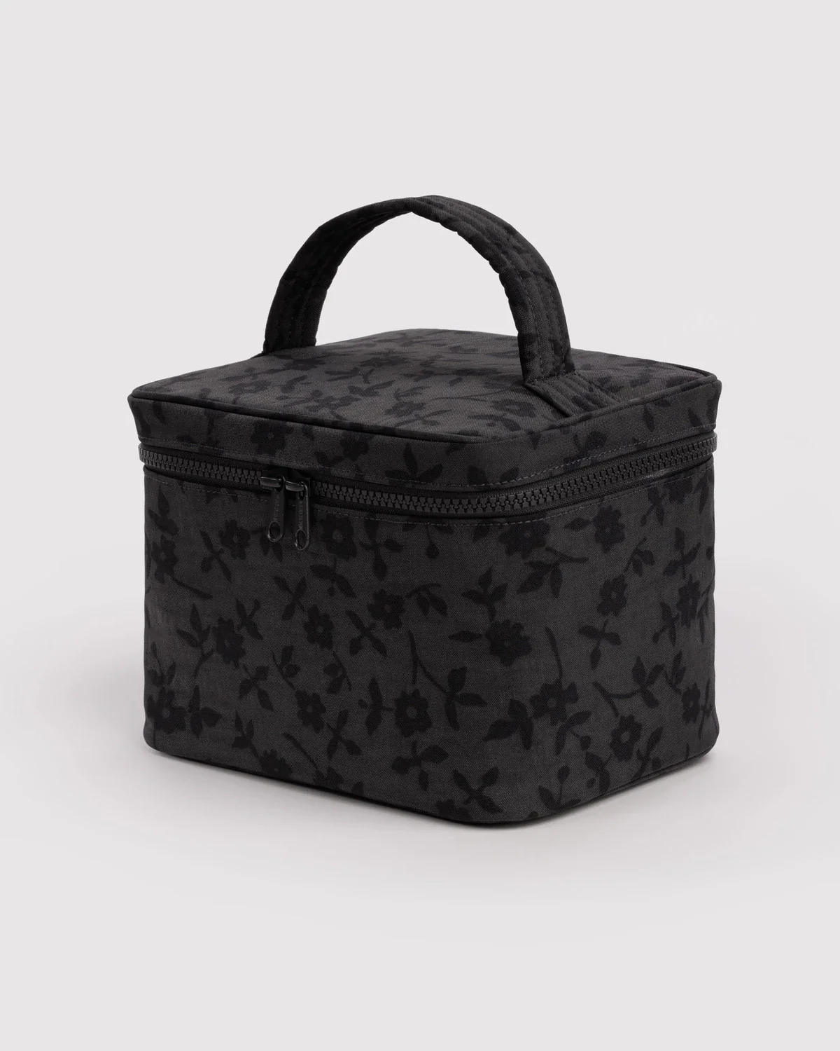 Large Cosmetic Charcoal Ditsy Floral | Baggu - Image 3