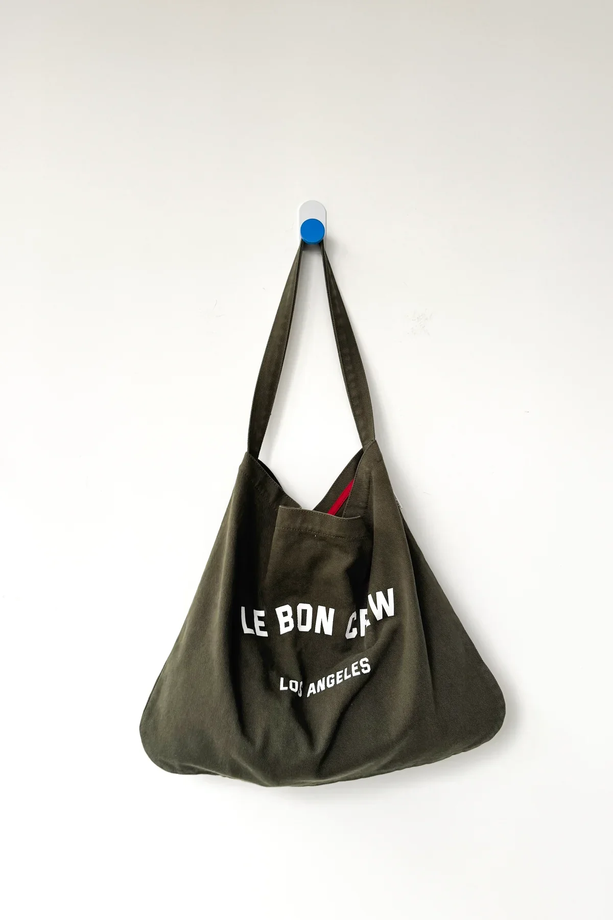 Le Bon Crew Happy Carry Bag / olive/black/azure - Image 3