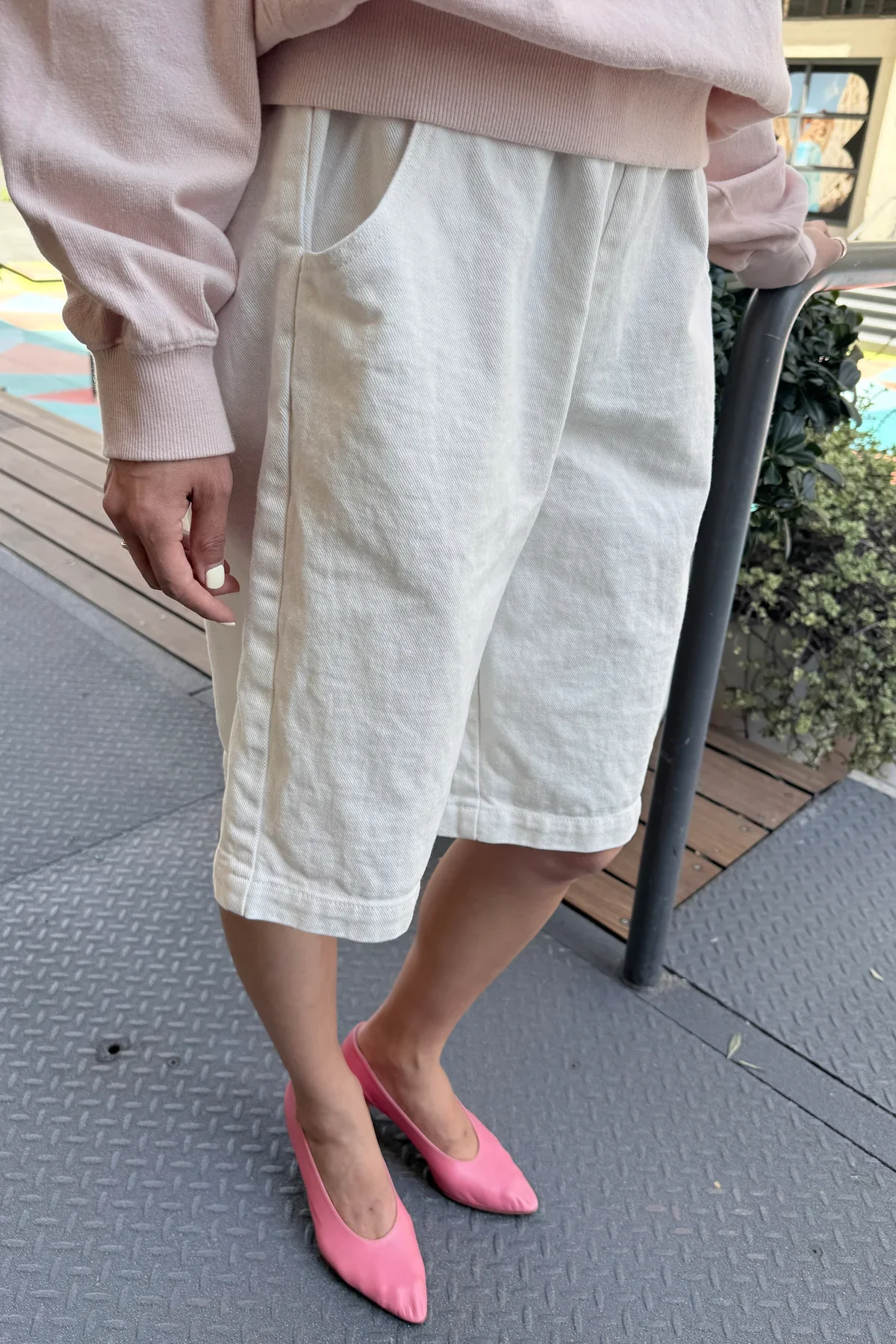Liam Shorts in Milk | Le Bon Shoppe