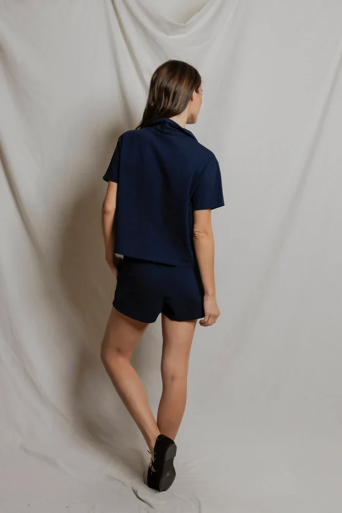 Liz Shorts in Navy | PWT - Image 2