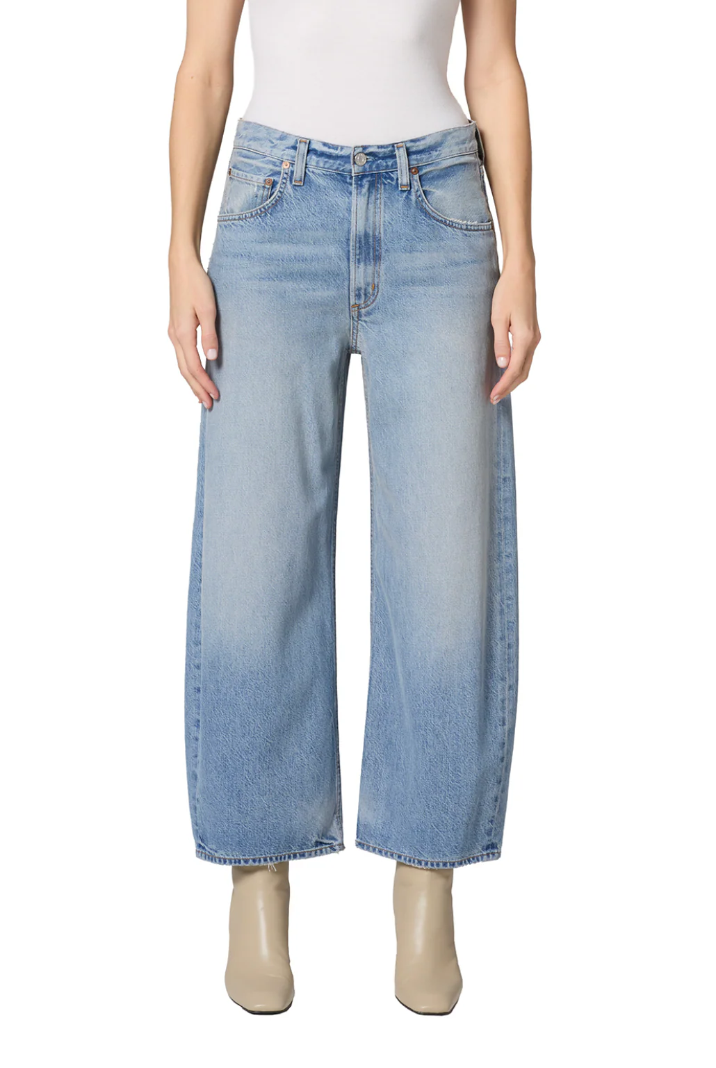 Low Curve Jean Crop In Reset *Flyweight* | Agolde