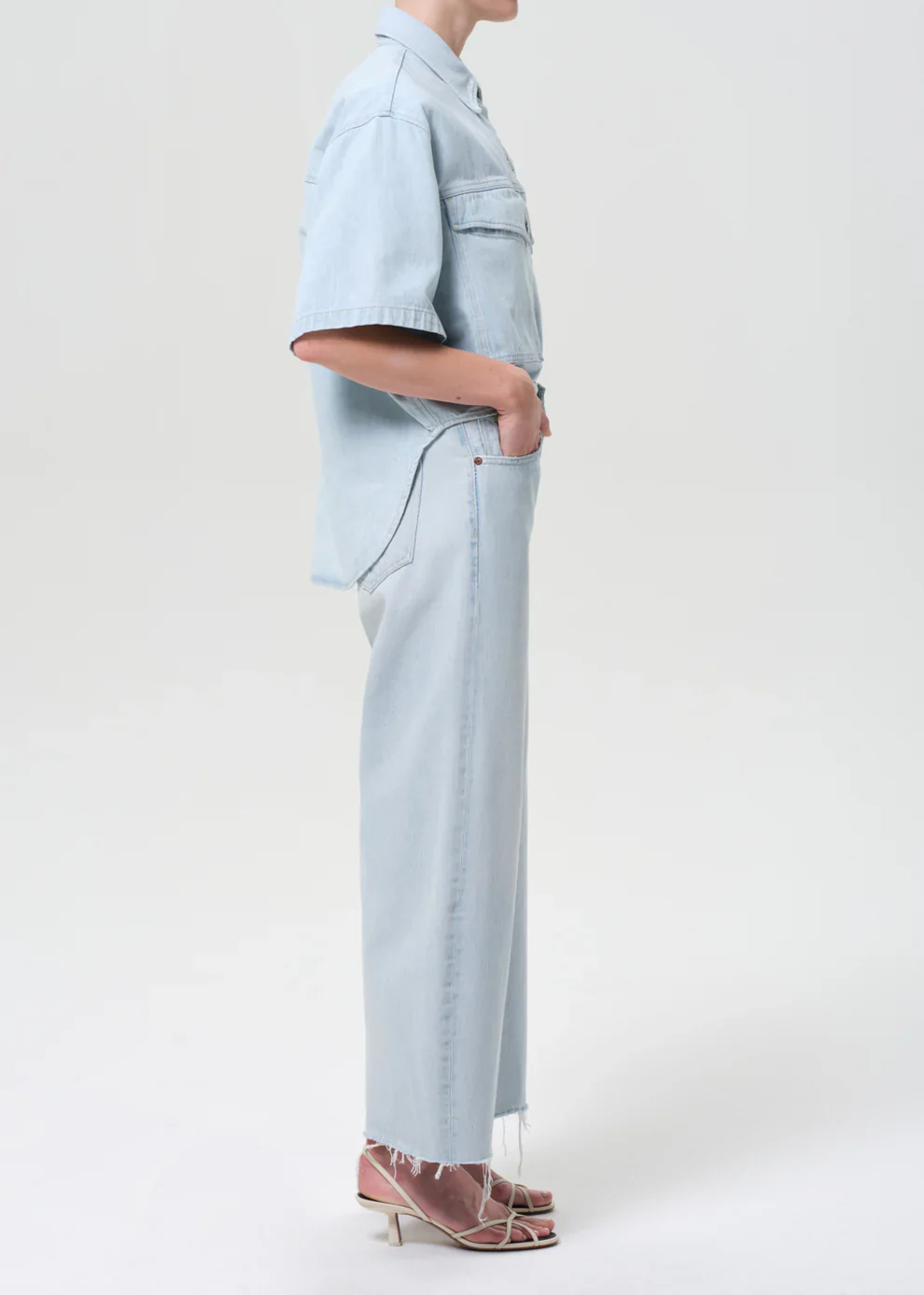 Low Curve FRAY in Flourish | Agolde - Image 5