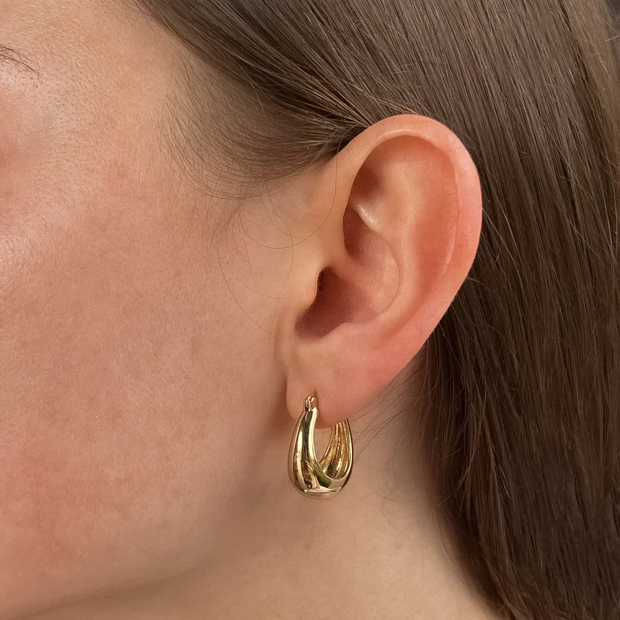 Lumi Petite Hoop Earring | Thatch - Image 4