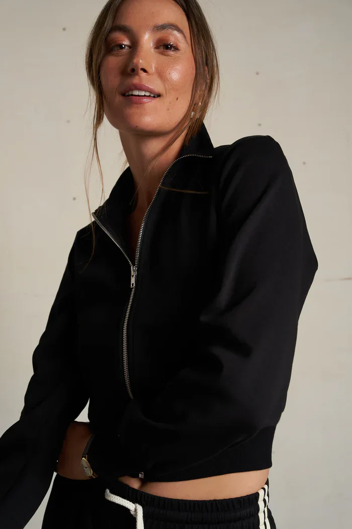 Melania Jacket in Black | Perfect White Tee