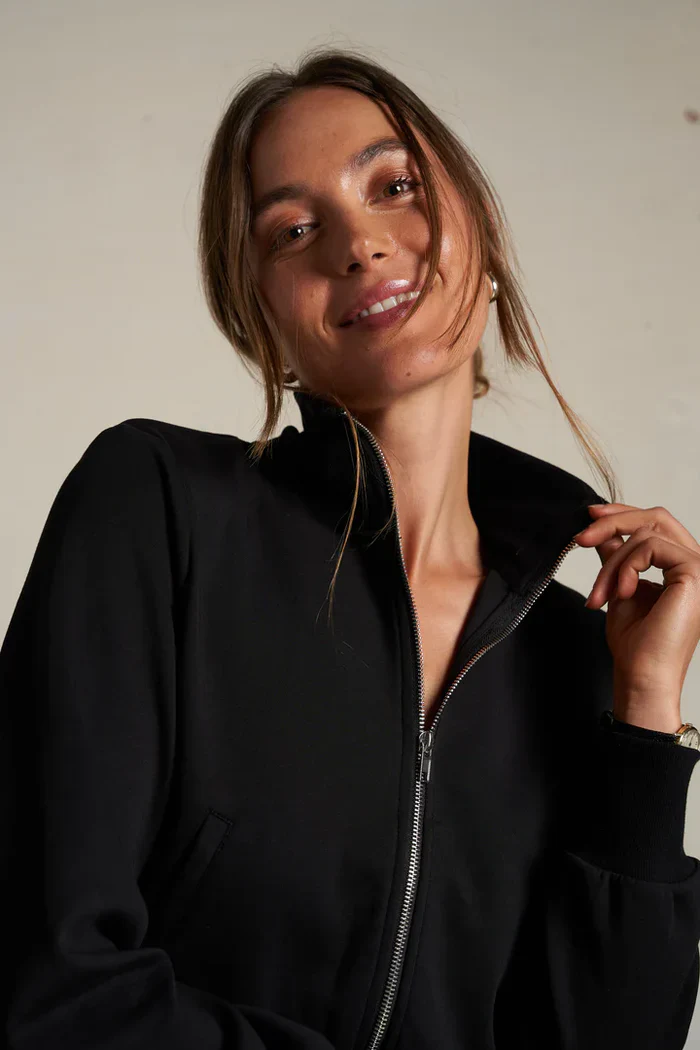 Melania Jacket in Black | Perfect White Tee - Image 3