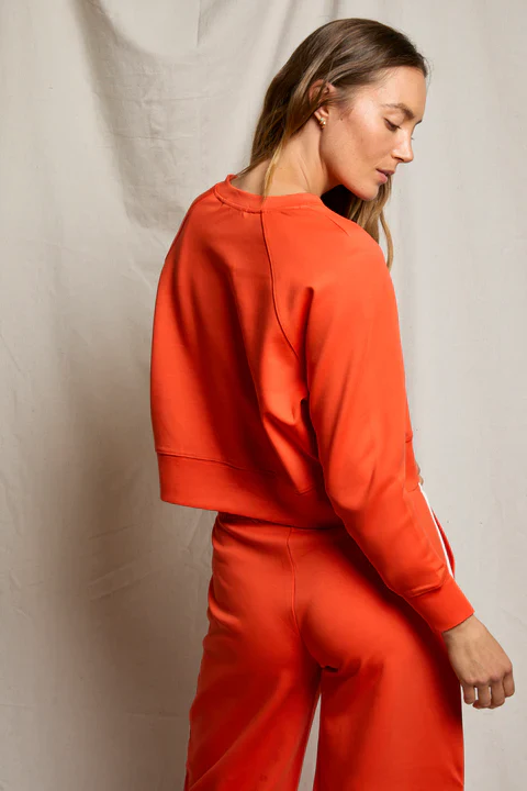 Mikos Wide-Leg pant Tomato| Perfect White Tee - Image 5