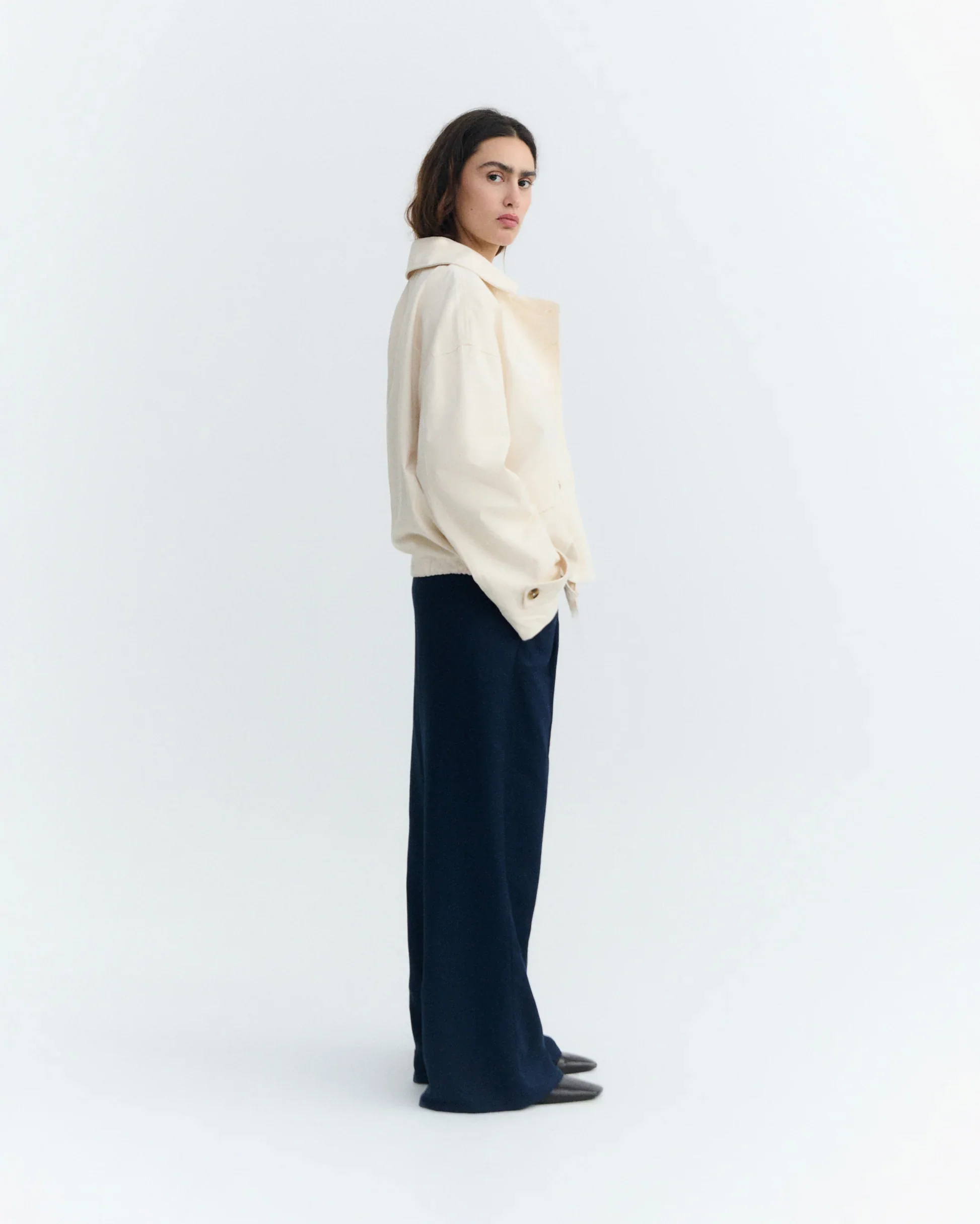 Norma Jacket in Ecru | Thinking Mu - Image 9