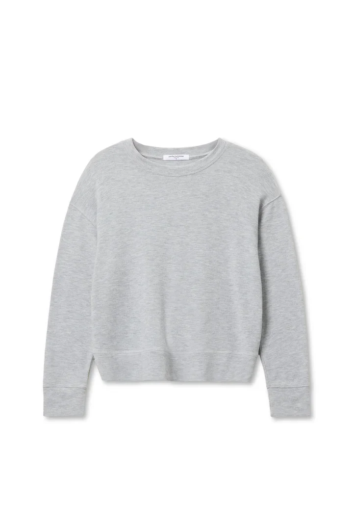 Selma Pullover Heather Grey| Perfect White Tee - Image 4