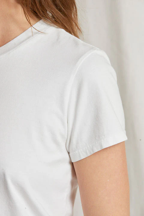 The Springsteen Tee in White | Perfect White Tee - Image 2