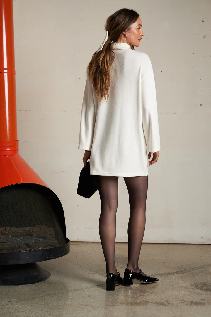 The Anette Mini Dress Sugar | Perfect White Tee - Image 3