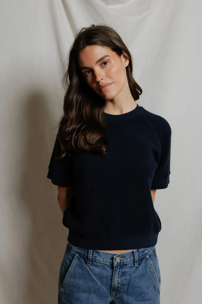 The Kennedy SS Fleece Navy | PWT