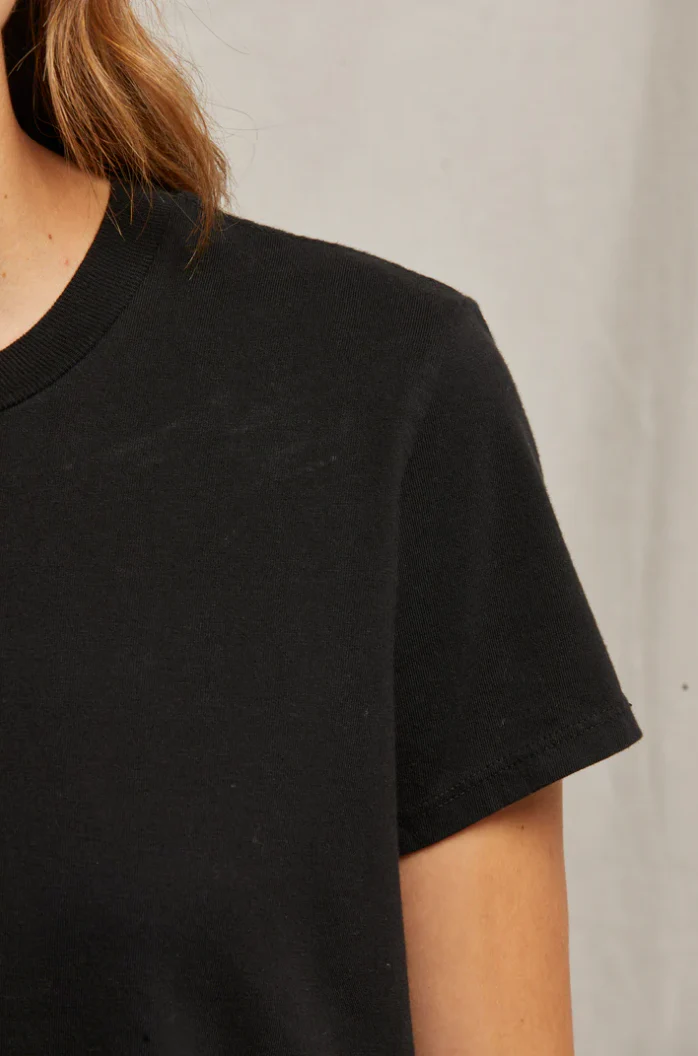 The Springsteen Tee in Black | Perfect White Tee - Image 3
